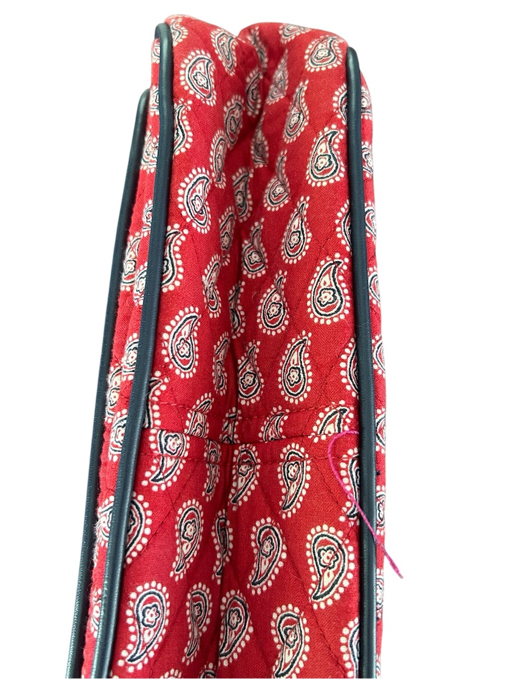 Mom Day Sale Vera Bradley Petite Red Bandana Paisley Crossbody Bag & Wallet EUC - Picture 7 of 11